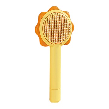 高精寵物 太陽除毛梳  黃色  1個