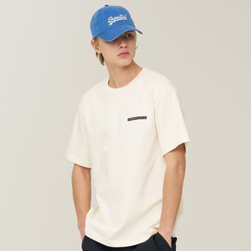 SUPERDRY 韓版 男款 短袖T恤 短Tee Core 米白