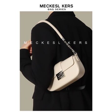 【三川田】真皮包腋下小方包2025新款高級感豆腐包單肩斜挎