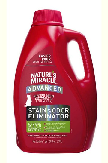 【寵愛家】美國 8in1 自然奇蹟活氧酵素去漬除臭噴劑 128oz(3780ml) 可噴灑貓砂/尿味/環境
