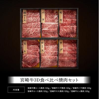 ふるさと納税 川南町 最高賞内閣総理大臣賞受賞!!宮崎牛焼肉 6種食べ比べセット(川南町)