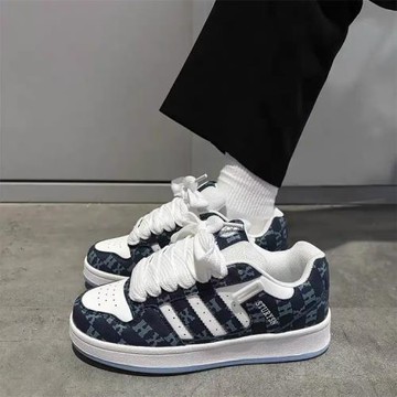 小眾休閑情侶板鞋2025夏季新款ins潮流拼色運動鞋男女百搭小白鞋