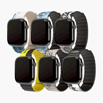 Loop 矽膠磁吸錶帶 42/44/45/46/49mm-岩壁