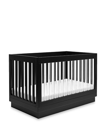 Babyletto Harlow Acrylic 3 in 1 Convertible Crib with Toddler Bed Conversion Kit