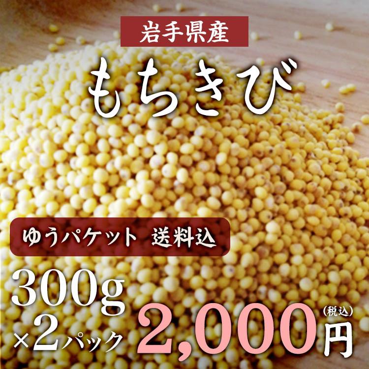 「300g×2P」もちきび 岩手県産 無農薬栽培 いなきび 健康雑穀