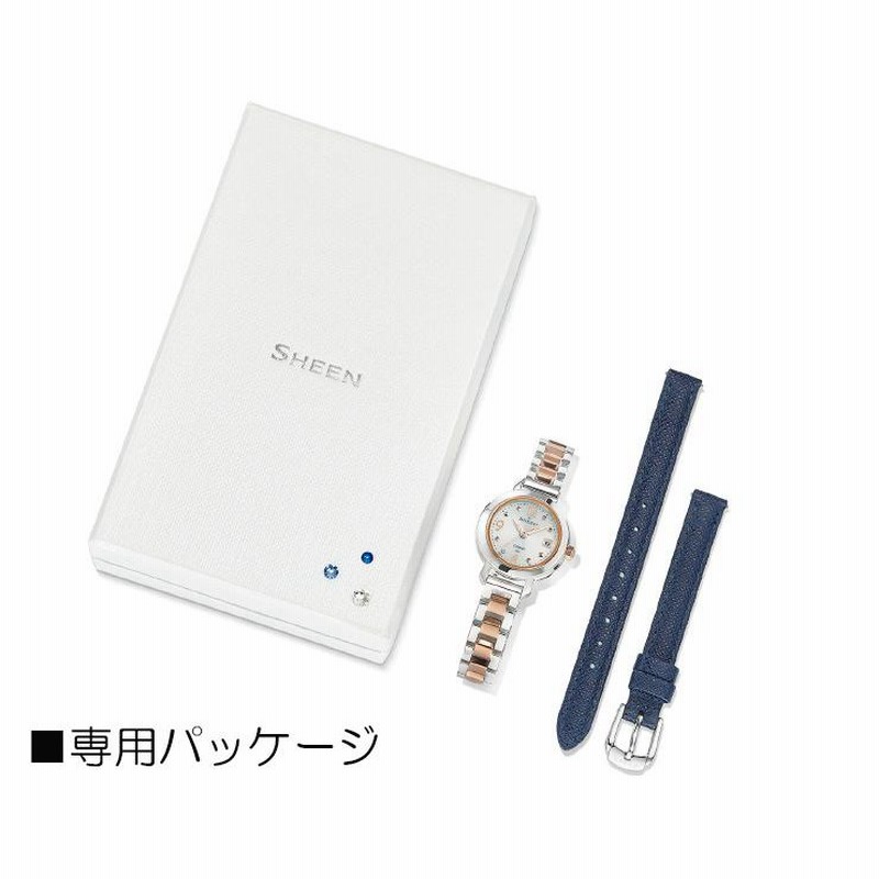 髪飾りセット CASIO カシオ SHEEN 腕時計 ソ－ラー 気持ちよ
