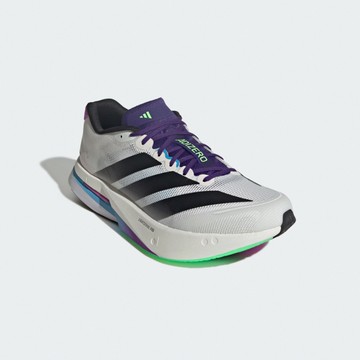 [ACS] adidas 慢跑鞋 Adizero Boston 13 M 男鞋 白 黑 緩震 運動鞋 愛迪達 JS4946