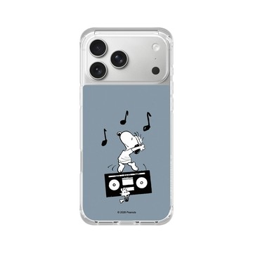 iPhone 17 Pro Max ClearX (MagSafe 兼容) 晶透白 - 史努比 Snoopy - 隨音樂搖擺吧！