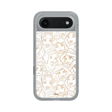 iPhone Air AirX 流變灰 - 迪士尼-公主系列 Disney Princess - Pattern系列-迪士尼公主 線稿