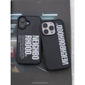 新款NBHD潮牌iPhone17promax磁吸手機殼磨砂防摔蘋果16pro個性保護套時尚15適用于14高級感防滑黑色硬殼13