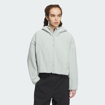【adidas 愛迪達】 連帽外套 女 IP7050