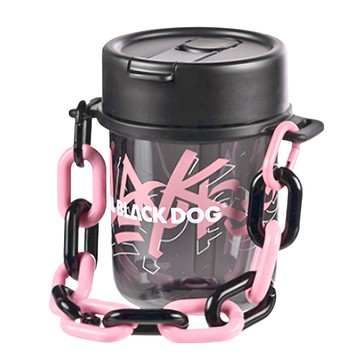 BLACK DOG 黑狗 甜酷隨行杯 CBD2300CW010  粉黑拼色  1個  380ml