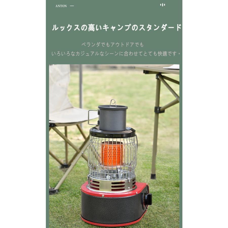 カセットガスストーブ ガスヒーター キャンプ デカ暖 1台2役 2023新型 アウトドアヒーター ポータブルヒーター 電源不要 防寒対策 屋内屋外用 暖房機 釣り