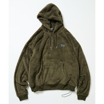 FREAK'S STORE 寬鬆版型長絨抓絨套頭連帽衛衣