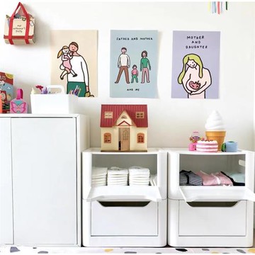 韓國ins風寶寶玩具收納柜兒童衣物收納箱兒童房簡約床頭柜整理柜