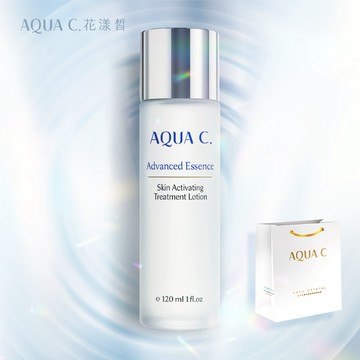 [快速出貨]【AQUA C.花漾皙】射手座生日禮物🎁18′花漾肌活煥顏凝露 120ml /附小提袋