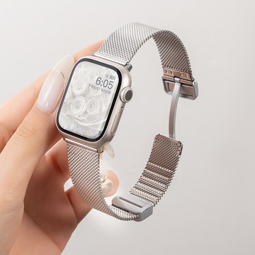 磁吸扣米蘭錶帶 適用 Apple Watch 11 錶帶 s10 9 8 7 6 SE 蘋果手錶錶帶 42mm 蘋果錶帶