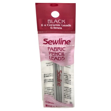 Sewline 蝴蝶牌 布料書寫專用自動鉛筆筆芯 黑 0.9mm 陶瓷筆芯  1個