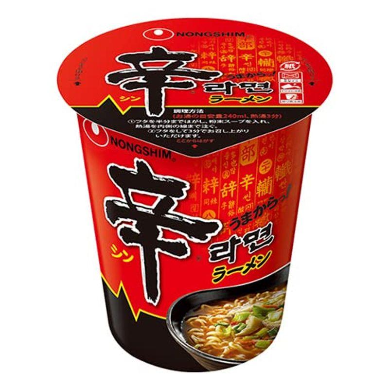 農心ジャパン 辛カップラーメン 68g×12個入