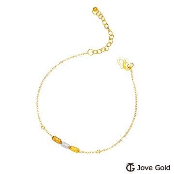 Jove gold漾金飾 三個心願黃金手鍊