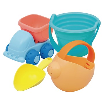 日本 樂雅 Toyroyal FLEX 玩沙戲水組~沙灘車組|沙灘玩具|洗澡玩具