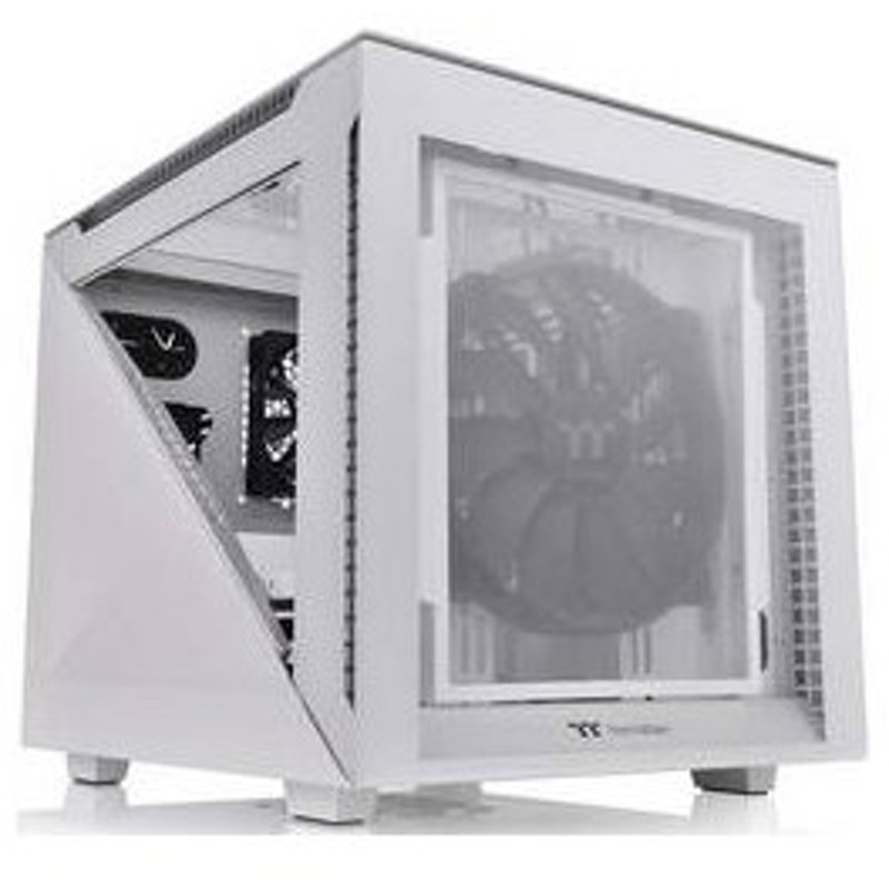 Thermaltake サーマルテイク キューブ型pcケース Microatx対応 Divider 0 Tg Snow ホワイト Ca 1v1 00s6wn 00 通販 Lineポイント最大0 5 Get Lineショッピング