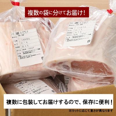 ふるさと納税 木城町 宮崎県産豚ロース　ブロック　約5kg