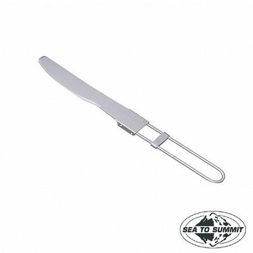 SEATOSUMMIT 鈦合金可摺疊刀子(銀色)