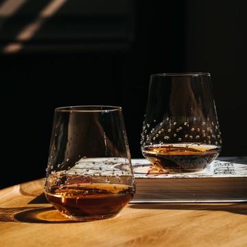 *【奧地利 GRANDI】人馬座平底杯 威士忌杯 水鑽酒杯-2入組