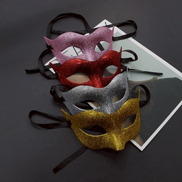 閃粉面具 台灣現貨 尾牙 眼罩 萬聖節面具 cosplay 舞會 面具派對 半臉面具 義式面具 造型面具 王子面具