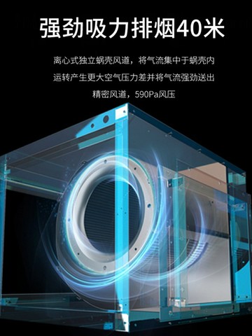 【保固一年】九洲華泰靜音柜式離心風機酒店廚房抽煙箱式鮮風機不銹鋼高壓風柜