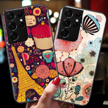 三星s21+手機殼復古風s21ultra硅膠軟殼女款s21u保護套全包防摔浮雕外殼galaxy十網紅潮牌限量版個性創意高檔