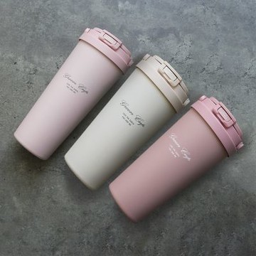 GREEN CUP 芊杯304不鏽鋼陶瓷手提直吸飲兩用保溫杯-850ml-2支