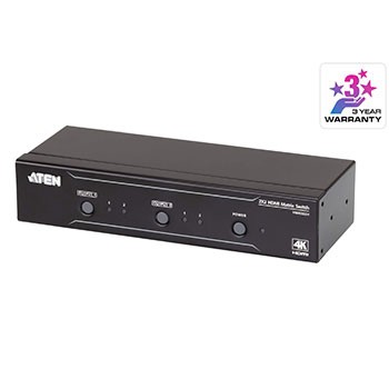 ATEN 2進2出HDMI矩陣影音切換器 (VM0202H)