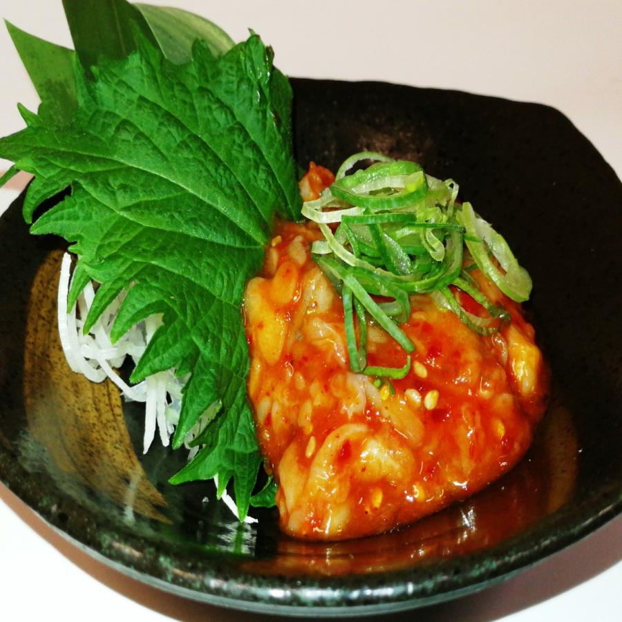 エンガワユッケ えんがわユッケ風 3パック おつまみ 惣菜 黄金カレイ えんがわ ピリ辛 ユッケ風