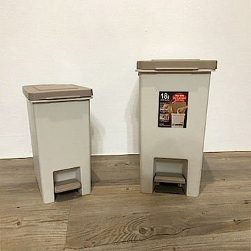 KEYWAY 聯府 杜克腳踏式垃圾桶(10L+18L)2入組