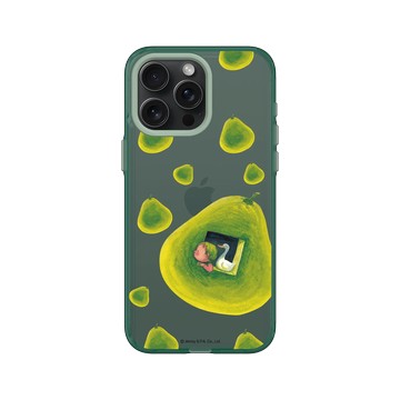 iPhone 15 Pro Max Clear 憂墨綠 - 幾米 Jimmy Liao - 世界別為我擔心-鴨梨