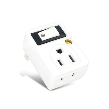 【聖岡科技Dr.AV】TNT-858S 1開 2插 分接器(過載保護 節電開關 LED指示燈)