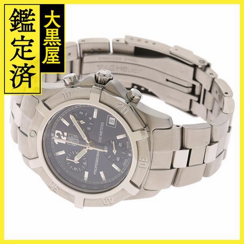TAG HEUER タグホイヤーエクスクルーシブ クロノグラフ CN1112 SS 