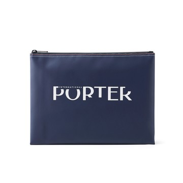 PORTER INTERNATIONAL - 復古新穎GAP收納包(L) - 藍