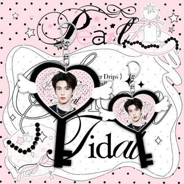 高 CP 值✨免運 張凌赫周邊小翅膀鑰匙掛件亞克力鑰匙扣書包掛件高顏值送閨蜜朋友 閨蜜禮物 交換禮物