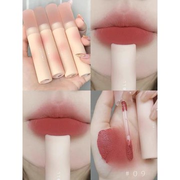 橘朵棉花糖唇霜泥持久不沾杯啞光口紅蜜桃烏龍奶咖杏色水霧唇釉10