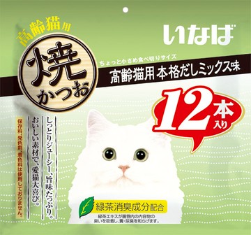 Inaba mix taste of 12's a full-scale for grilled bonito elderly cat