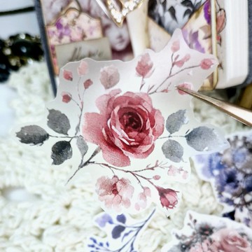 浪漫玫瑰貼紙