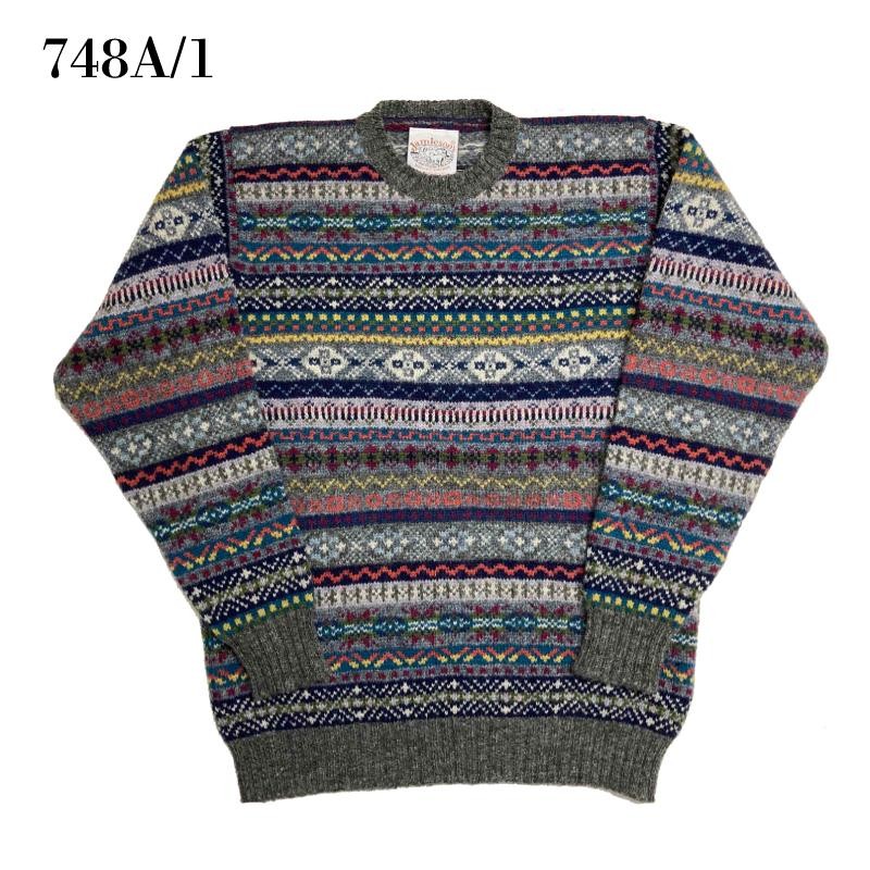 JAMIESON'S(ジャミーソンズ)【MADE IN ENGLAND】 ALL OVER FAIRISLE