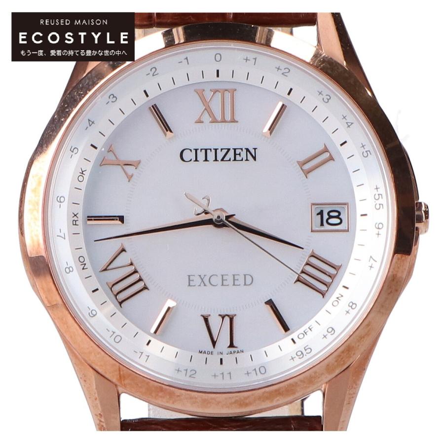 可動品ジャンク扱い】 CITIZEN シチズン EXCEED エクシード 白蝶貝文字 ...