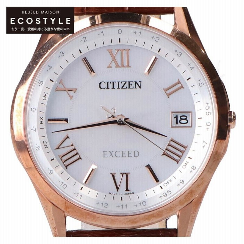 CITIZEN シチズン CB1112-07W Cal.H149 EXCEED エクシード 白蝶貝文字