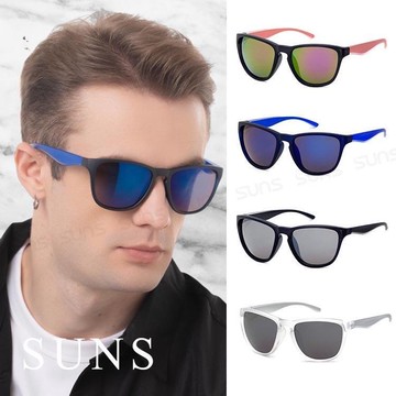 【SUNS】MIT素面百搭墨鏡/太陽眼鏡 抗UV(6053)