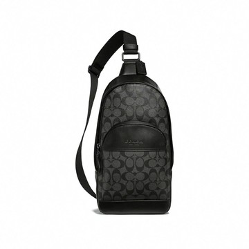 精選★COACH 男士休閒單肩斜跨背包前包胸包 F39942 (預購) ~【夏日美包★菲尼斯 國際精品↘3折起】