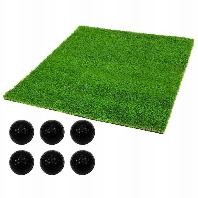 最愛 GolfStyle ゴルフマット 45mm ラフ芝 ゴルフ 練習 マット 120×120cm アイアン ショット アプローチ 練習用 Rou GolfStyle ゴルフマット 45mm ラフ芝 ゴルフ 練習 マット